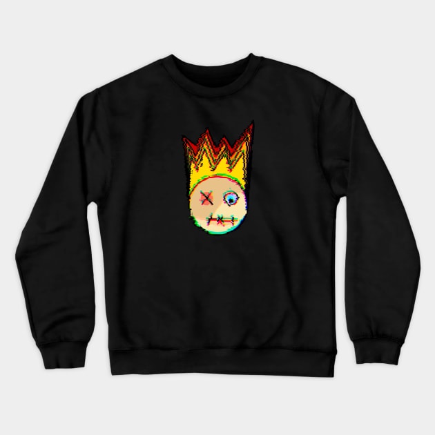 Glitchy-Ooo Crewneck Sweatshirt by Randomart